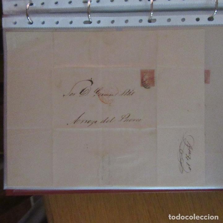 Commercial Letters: legajo muy antigua carta, sello correos a&ntilde;os 1800