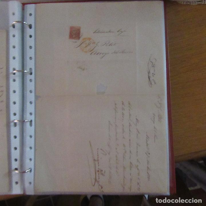 Commercial Letters: legajo muy antigua carta, sello correos a&ntilde;os 1800
