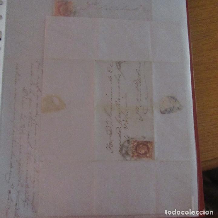 Commercial Letters: legajo muy antigua carta, sello correos a&ntilde;os 1800
