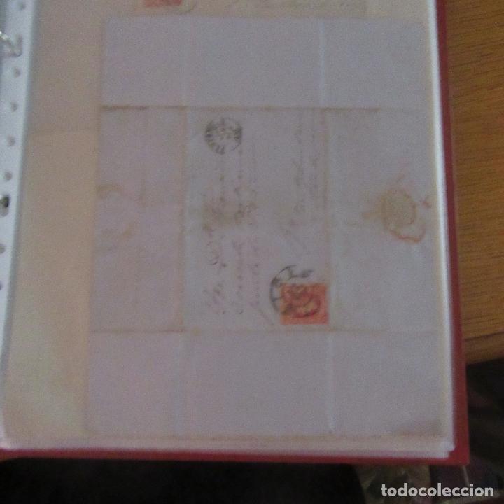 Commercial Letters: legajo muy antigua carta, sello correos a&ntilde;os 1800