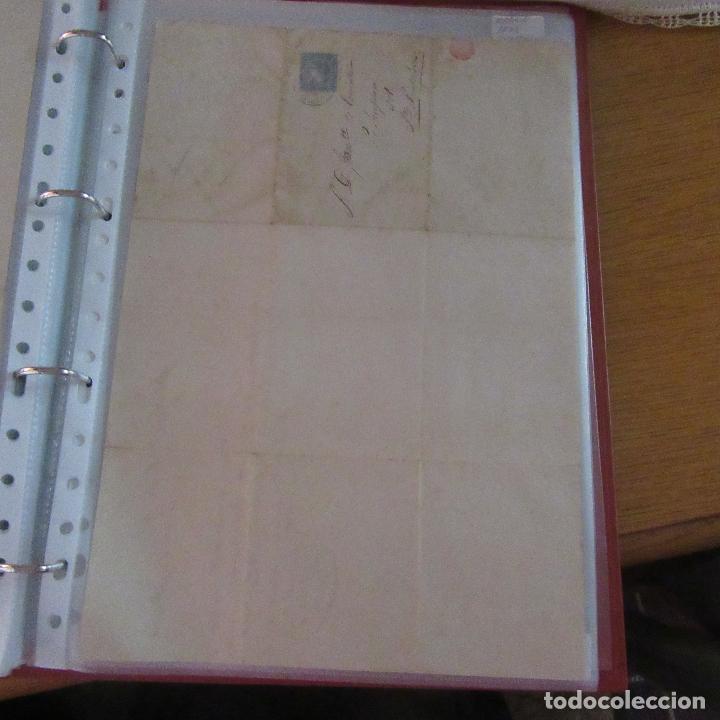 Commercial Letters: legajo muy antigua carta, sello correos a&ntilde;os 1800