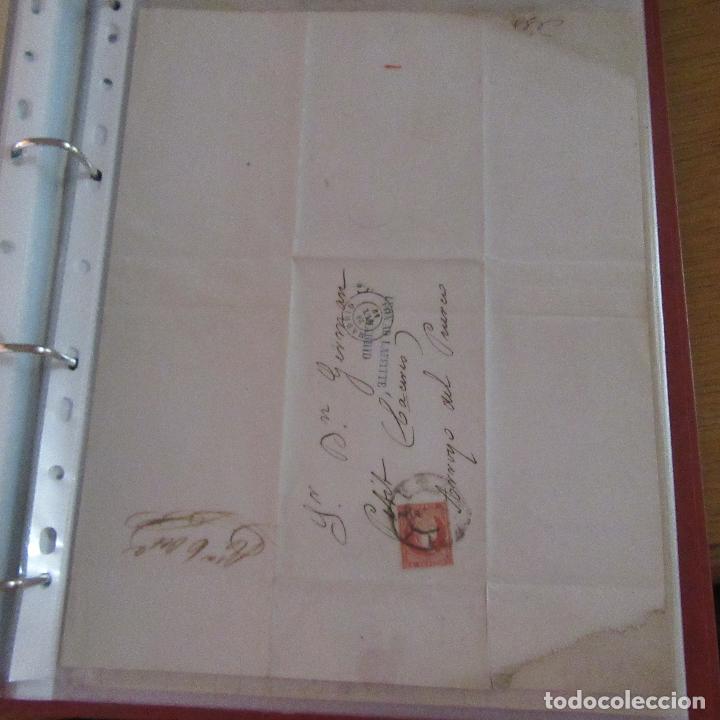 Commercial Letters: legajo muy antigua carta, sello correos a&ntilde;os 1800