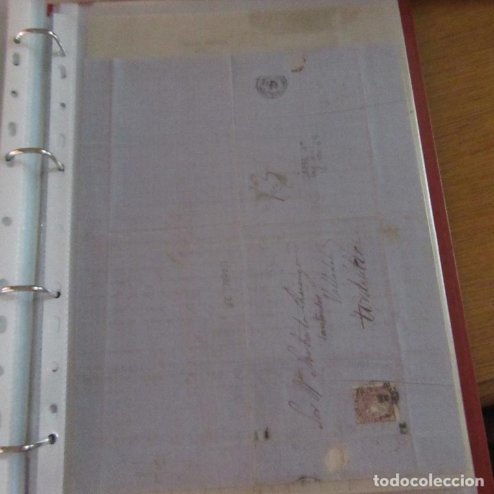 Commercial Letters: legajo muy antigua carta, sello correos a&ntilde;os 1800