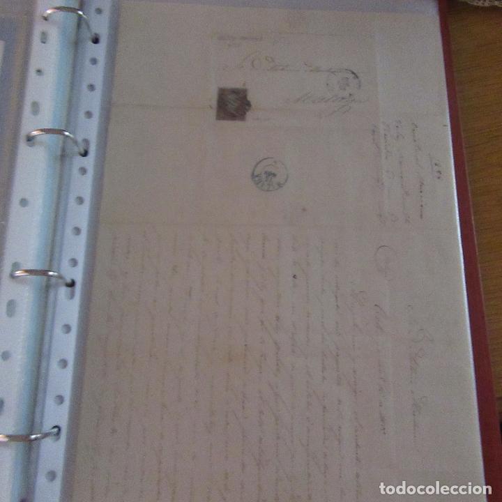 Commercial Letters: legajo muy antigua carta, sello correos a&ntilde;os 1800