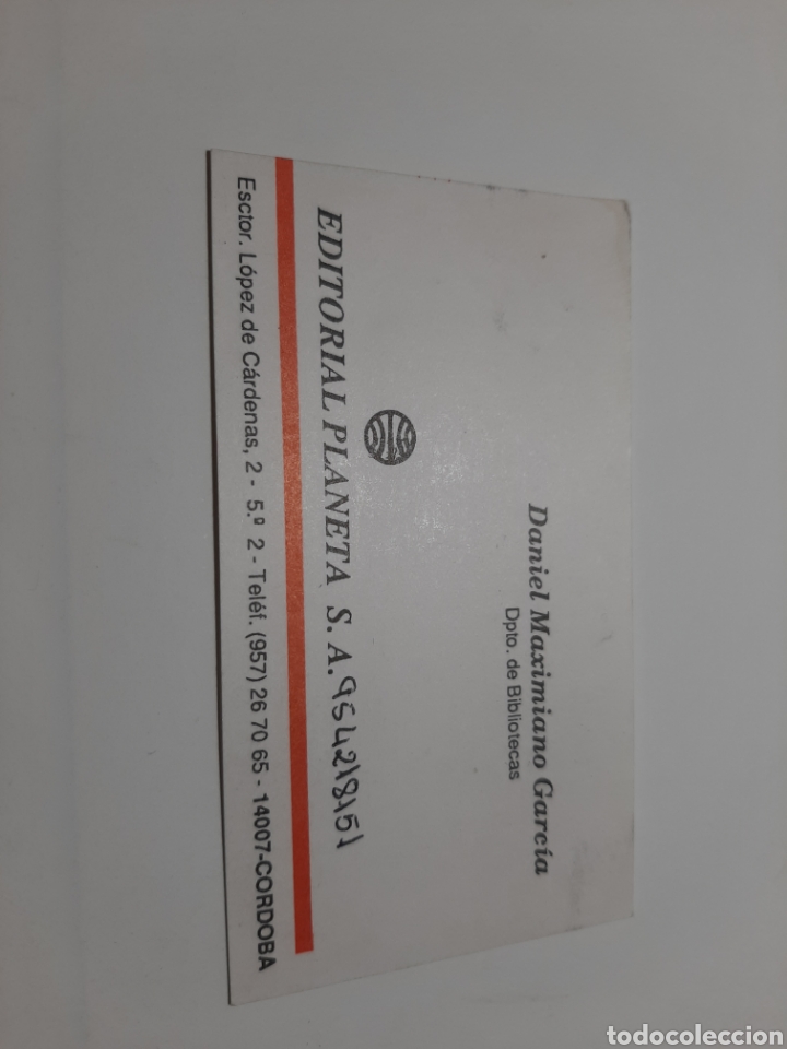 Cartas comerciales: Tarjeta comercial - Foto 1