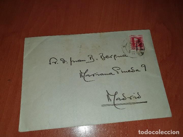 Lettres commerciales: Carta del conocido oculista malague&ntilde;o antonio lopez cuesta al editor Bergua, 1935, edicion de libro