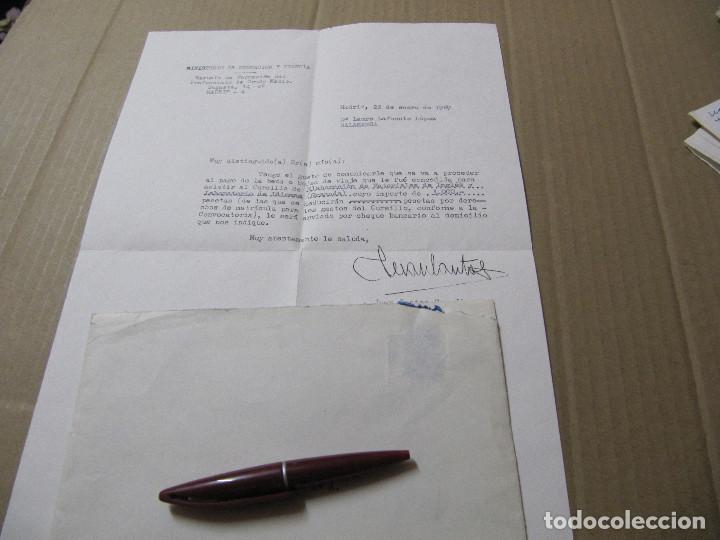 Gesch&auml;ftsbriefe: CARTA MINISTERIO DE EDUCACION Y CIENCIA-ESCUELA DE FORMACION DEL PROFESORADO MADRID 1969