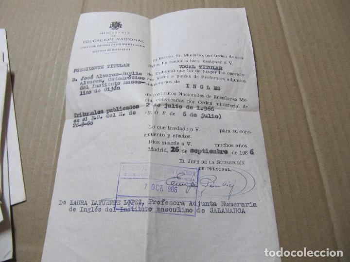 Gesch&auml;ftsbriefe: CARTA COMERCIAL MINISTERIO DE EDUCACION NACIONAL-DIRECCION GENERAL DE ENSE&Ntilde;ANZA MEDIA 1966