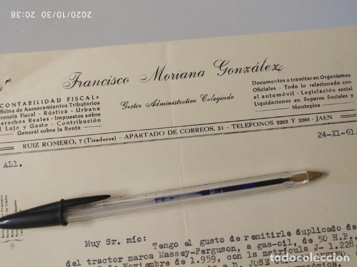 Lettres commerciales: FRANCISCO MORIANA GONZALEZ GESTORIA JAEN FIRMADA.