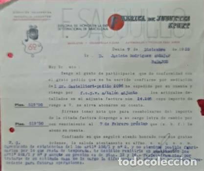 Commercial Letters: Carta comercial. F. Sauquillo. F&aacute;brica de juguetes Sport. Denia 1935