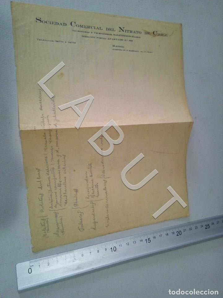 Cartas comerciales: NITRATO DE CHILE HOJA CON MEMBRETE C34 - Foto 3