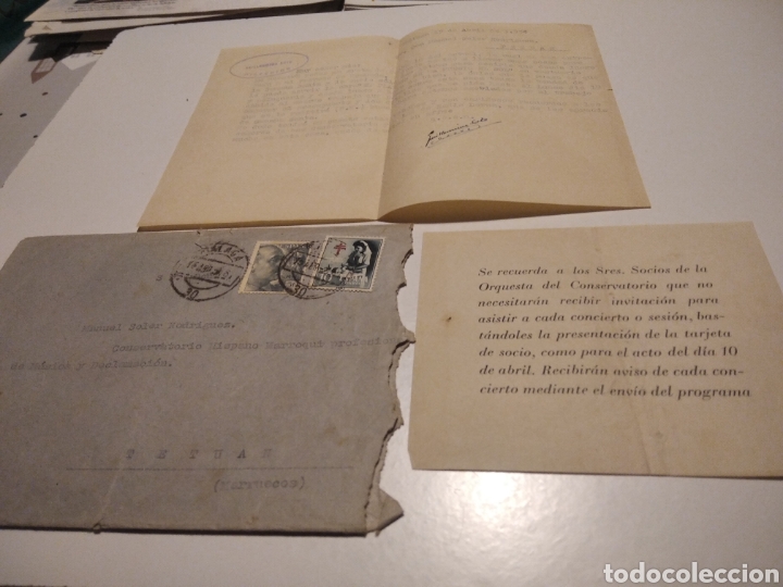 Commercial Letters: Conservatorio hispano-Marroqui, obra En Flandes se ha puesto el sol