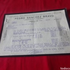 Cartas comerciales: CARTA COMERCIAL CON LISTA DE PRECIOS PEDRO SÁNCHEZ BRAVO ALMENDRICOS MURCIA AÑO 1952. Lote 231858550