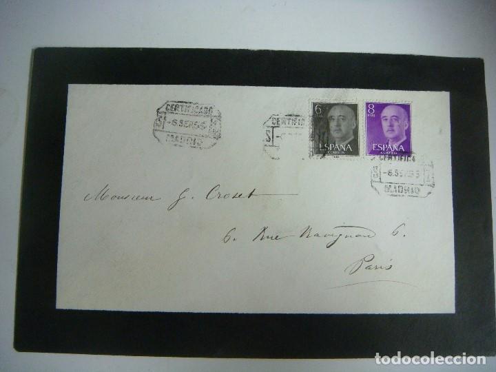 Lettres commerciales: SOBRE ANTIGUO MATASELLO 6-SEP-1956