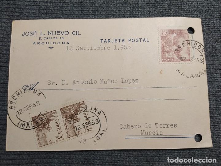 Gesch&auml;ftsbriefe: JOSE L. NUEVO GIL. MATASELLOS DE ARCHIDONA. A&Ntilde;O 1953