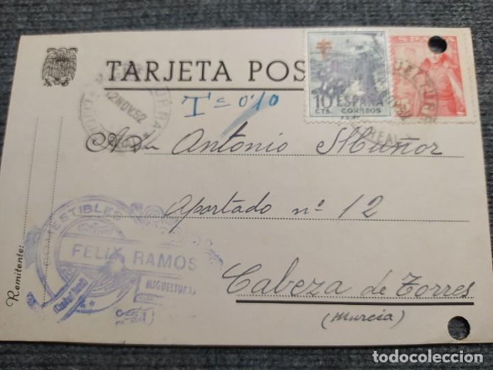 Gesch&auml;ftsbriefe: COMESTIBLES FELIX RAMOS. MATASELLOS DE MIGUELTURRA. A&Ntilde;O 1952