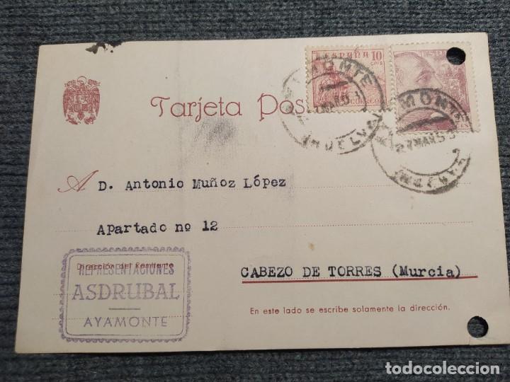 Gesch&auml;ftsbriefe: REPRESENTACIONES ASDRUBAL. AYAMONTE. CARTA COMERCIAL. A&Ntilde;O 1953