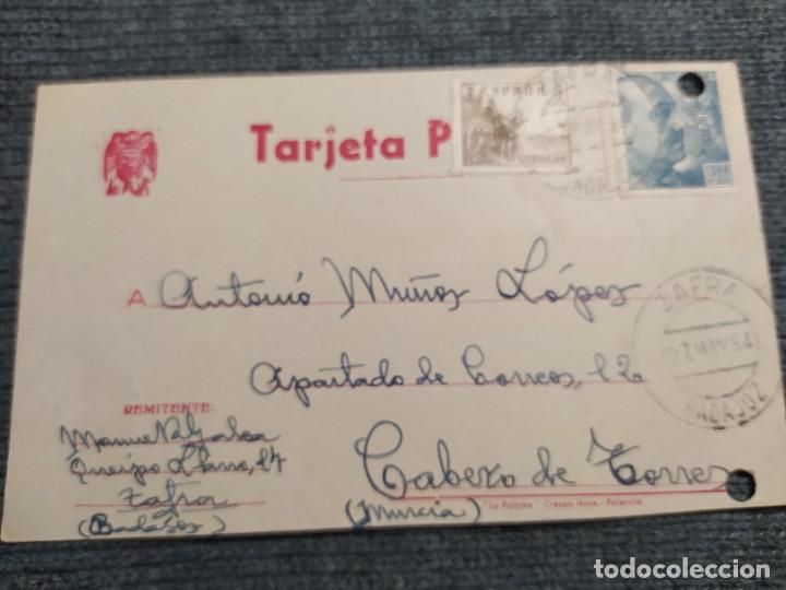 Gesch&auml;ftsbriefe: MANUEL RODRIGUEZ GALEA. CARTA COMERCIAL. A&Ntilde;O 1954. MATASELLOS ZAFRA