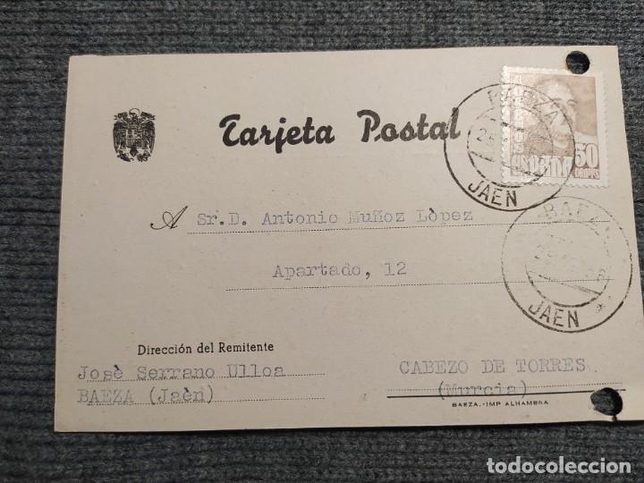 Cartas comerciais: JOSE SERRANO ULLOA. CARTA COMERCIAL. A&Ntilde;O 1956. MATASELLOS DE BAEZA