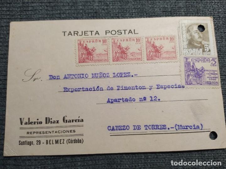 Cartas comerciais: VALERIO DIAZ GARCIA. CARTA COMERCIAL. A&Ntilde;O 1949. SIN MATASELLOS