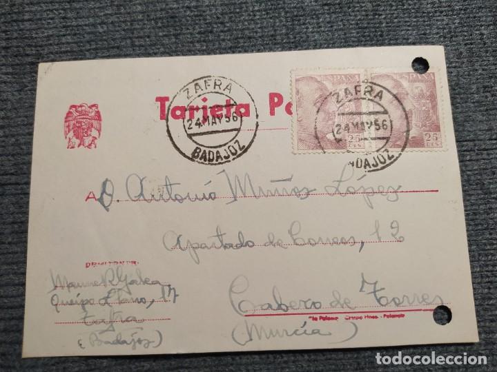Lettere commerciali: MANUEL R. GALEA. CARTA COMERCIAL. A&Ntilde;O 1956. MATASELLOS DE ZAFRA