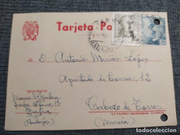 Lettere commerciali: MANUEL RODRIGUEZ GALEA. CARTA COMERCIAL. A&Ntilde;O 1952. MATASELLOS DE ZAFRA