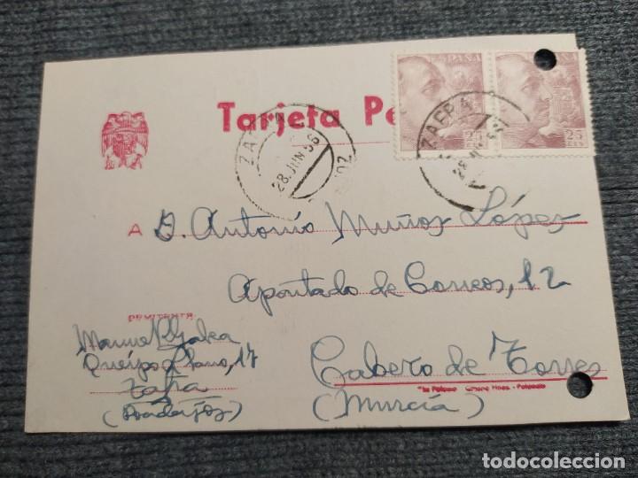 Lettere commerciali: MANUEL RODRIGUEZ GALEA. CARTA COMERCIAL. A&Ntilde;O 1956. MATASELLOS DE ZAFRA