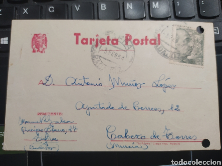 Lettere commerciali: MANUEL RODR&Iacute;GUEZ GALEA. CARTA COMERCIAL. A&Ntilde;O 1954. MATASELLOS ZAFRA