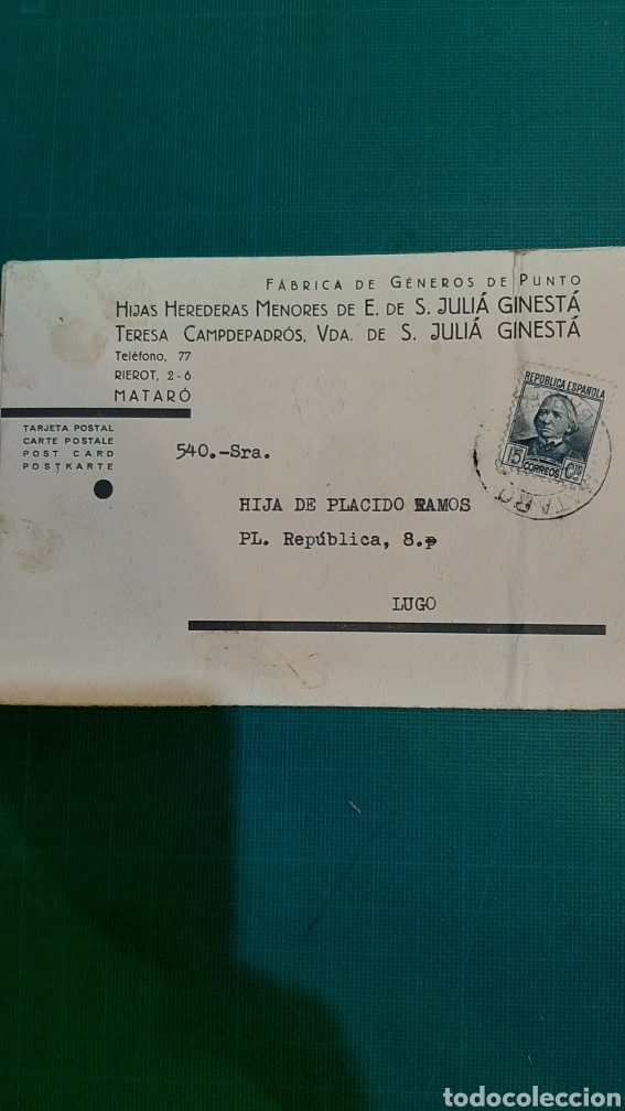 Cartas comerciales: MATARO CARTA - Foto 1