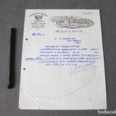Cartas comerciales: CARTA DEL ALMACÉN DE CURTIDOS Y FÁBRICA DE CORTES Y POLAINAS SUCESOR DE J. SERRA. BARCELONA 1931. Lote 262612585