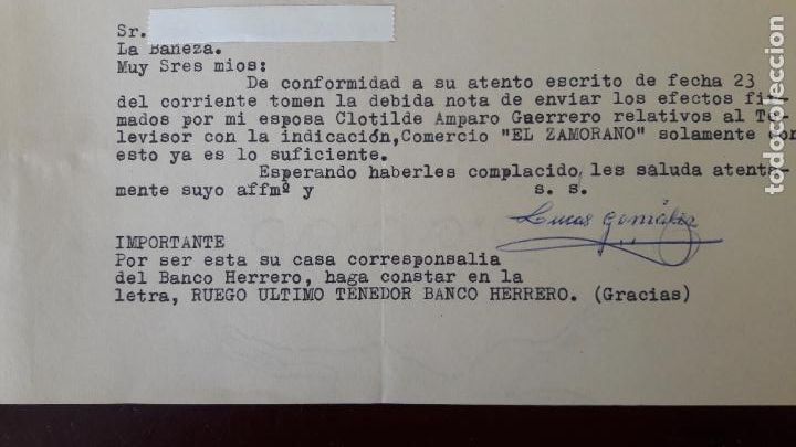 Cartas comerciales: CARTA COMERCIAL DEL COMERCIO TEJIDOS EL ZAMORANO - Foto 3