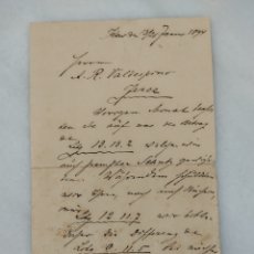 Cartas comerciales: CARTA DE A. R. VALDESPINO DEL AÑO 1894