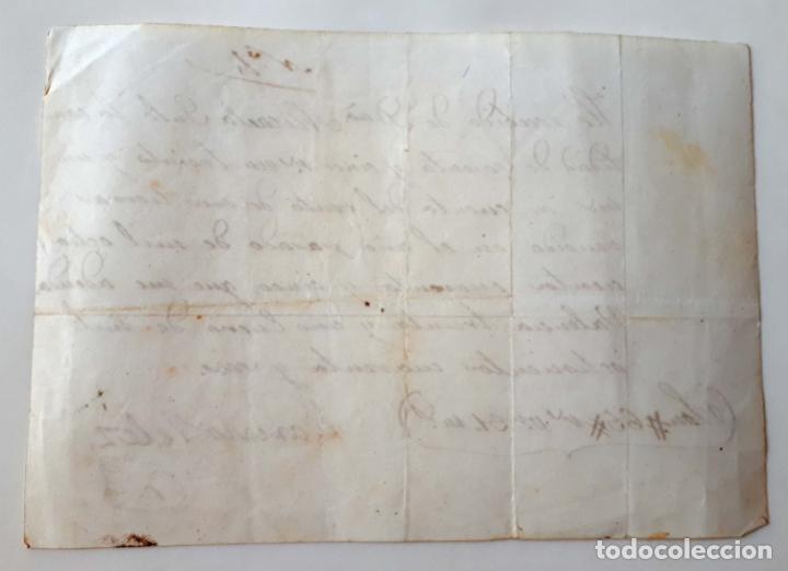 Cartas comerciales: RECIBO DE VENTA DE TIERRAS, ENERO DE 1846 - Foto 2