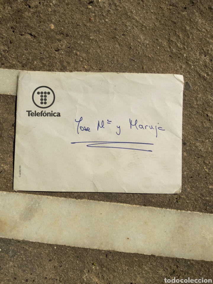 Cartas comerciales: Sobre logo telef&oacute;nica antiguo - Foto 1