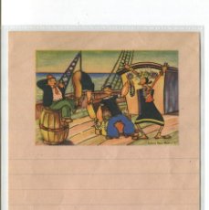 Cartas comerciales: CARTA DE POPEYE Y OLIVIA 10 X 14