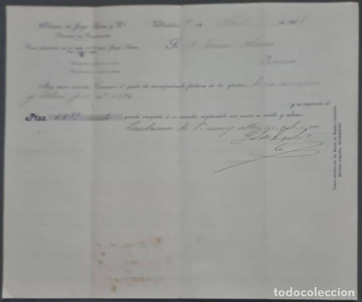 Commercial Letters: Sobrinos de Jorge S&aacute;enz y C&ordf;. Almacenes por mayor de Quincalla y Ferreter&iacute;a. Valladolid. Espa&ntilde;a 1908