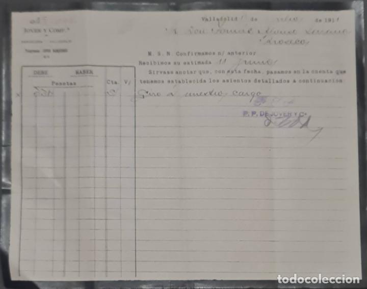 Cartas comerciales: Jover y Comp. Valladolid. Espa&ntilde;a 1911 - Foto 1