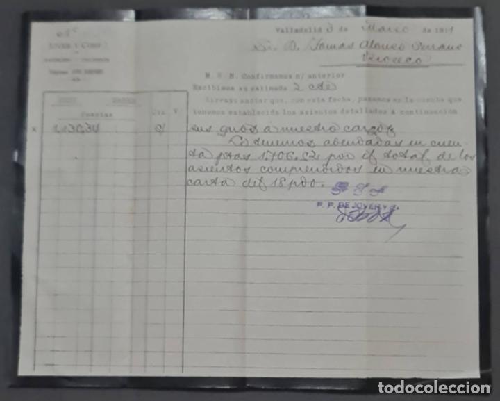 Cartas comerciales: Jover y Comp. Valladolid. Espa&ntilde;a 1911 - Foto 1