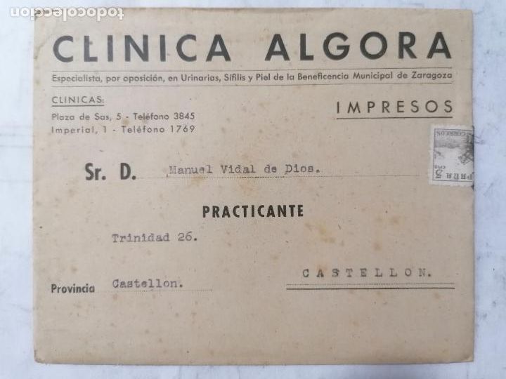Cartas comerciales: SOBRE CLINICA ALGORA, CASTELLON - Foto 1