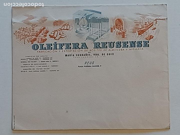Cartas comerciales: OLEIFERA REUSENSE ACEITES Y ALMENDRAS Y AVELLANAS DE REUS - Foto 1