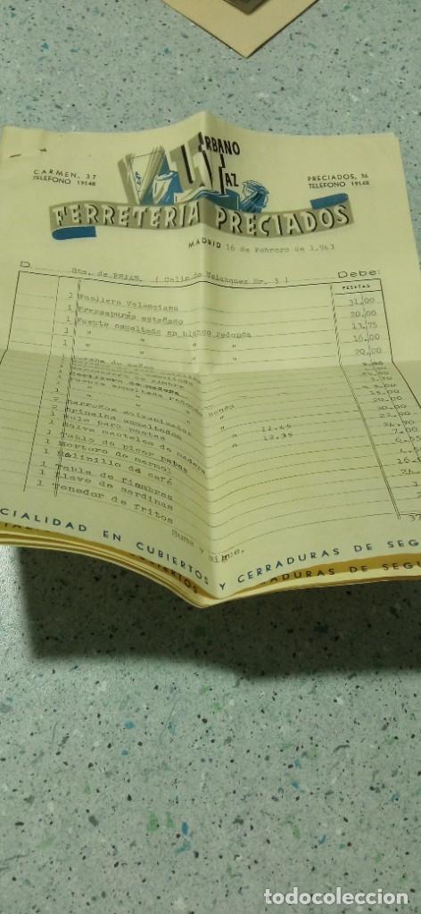 Cartas comerciales: CARTAS COMERCIALES FERRETERIA PRECIADOS URBANO VAZ A&Ntilde;OS 40