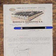 Cartas comerciales: ELDA FABRICA DE CALZADO MECANICO DE RODOLFO GUARINOS 1940 ALICANTE. Lote 292403538