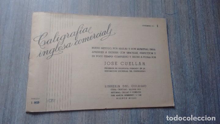 Cartas comerciales: CALIGRAFIA INGLESA COMERCIAL - JOSE CUELLAR - Foto 1