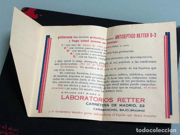 Cartas comerciales: Sobre comercial Laboratorios Retter - Foto 2