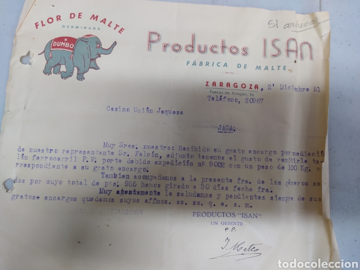 Commercial Letters: Flor de Malte productos y Sanz Zaragoza