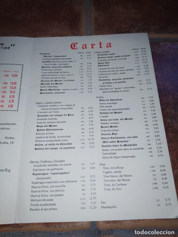 Cartas comerciales: Carta mes&oacute;n cuevas del vino - Foto 3