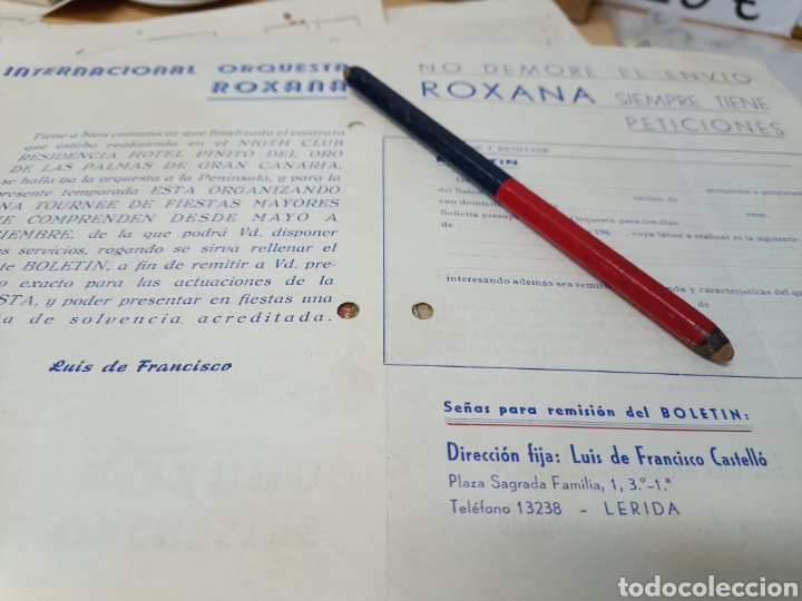 Cartas comerciales: Internacional orquesta Rosana L&eacute;rida - Foto 3