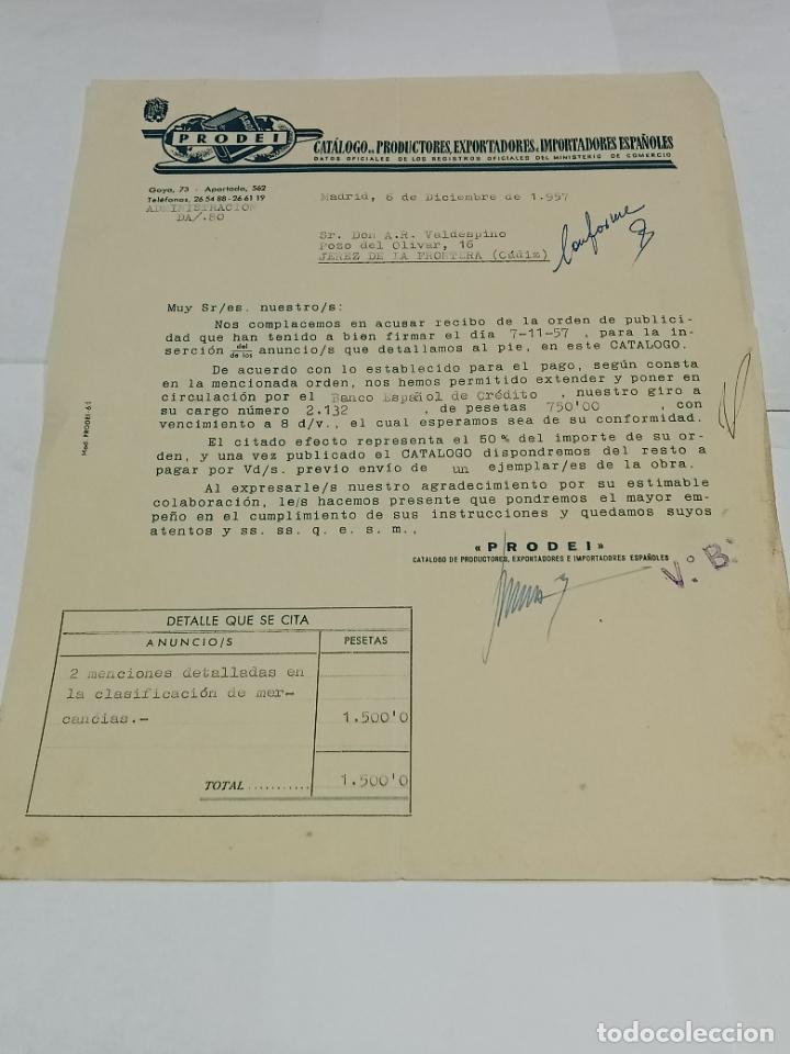 Commercial Letters: CARTA COMERCIAL. CATALOGO PRODUCTORES, EXPORTADORES E IMPORTADORES ESPA&Ntilde;OLES. 1957. MADRID