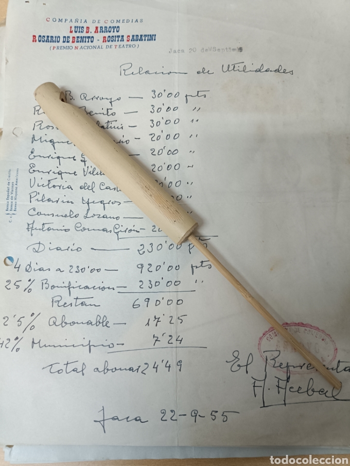 Commercial Letters: Compa&ntilde;&iacute;a de comedias Luis Arroyo Premio Nacional de teatro 1955