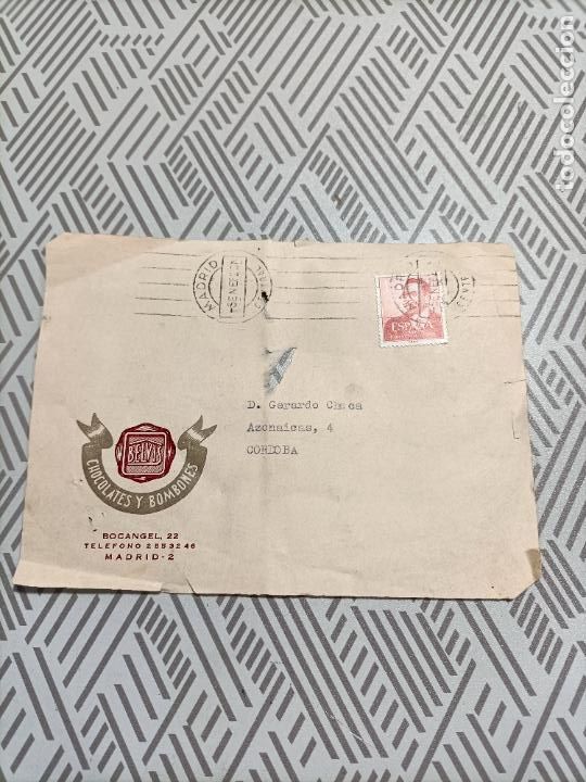 Commercial Letters: Carta comercial.Belvis.Chocolates y bombones. Madrid